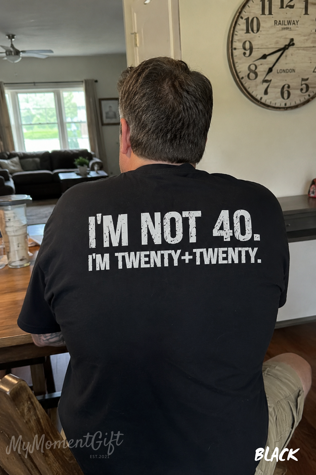 I’m Not 40, I’m Twenty Plus Twenty Shirt | Funny 40th Birthday Tee