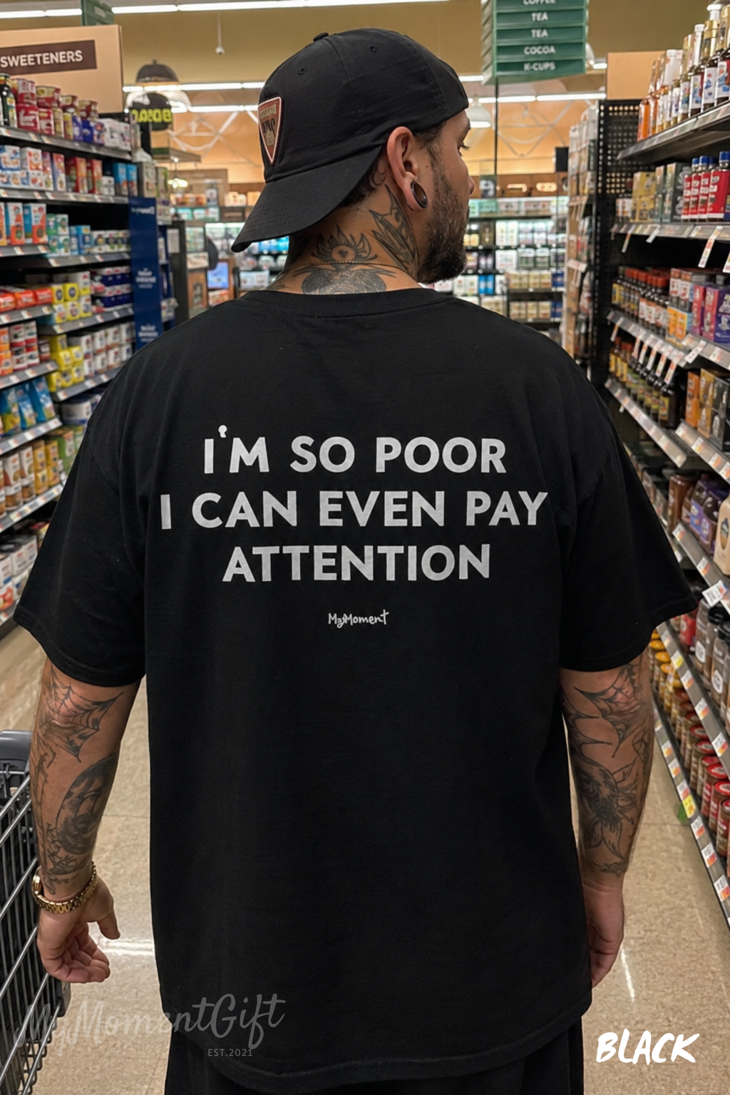 I’m So Poor I Can’t Even Pay Attention Shirt – Funny Graphic Tee