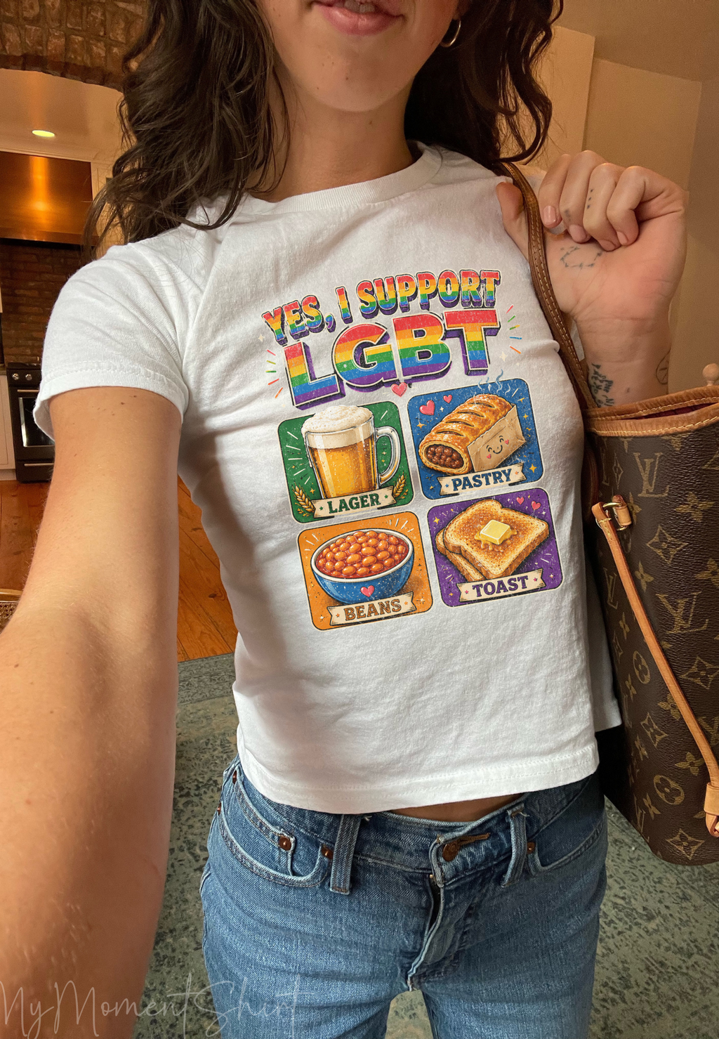 Yes I Support LGBT Shirt | Funny Rainbow Pride Graphic Tee