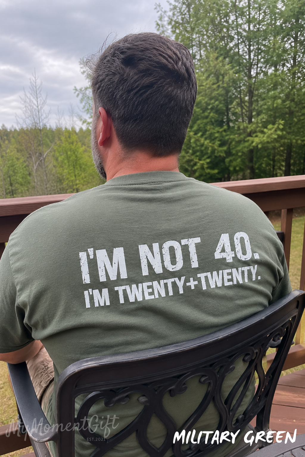 I’m Not 40, I’m Twenty Plus Twenty Shirt | Funny 40th Birthday Tee