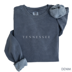 Vintage Tennessee Sweatshirt | Garment-Dyed Tennessee Crewneck