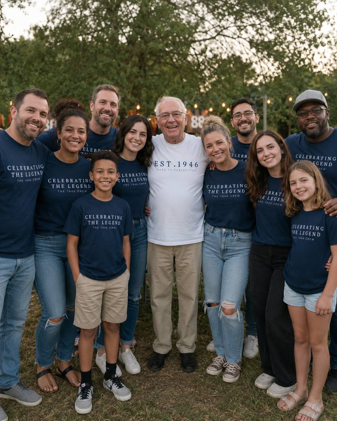 80th Birthday Shirts For Family | Matching Birthday Tee Shirt