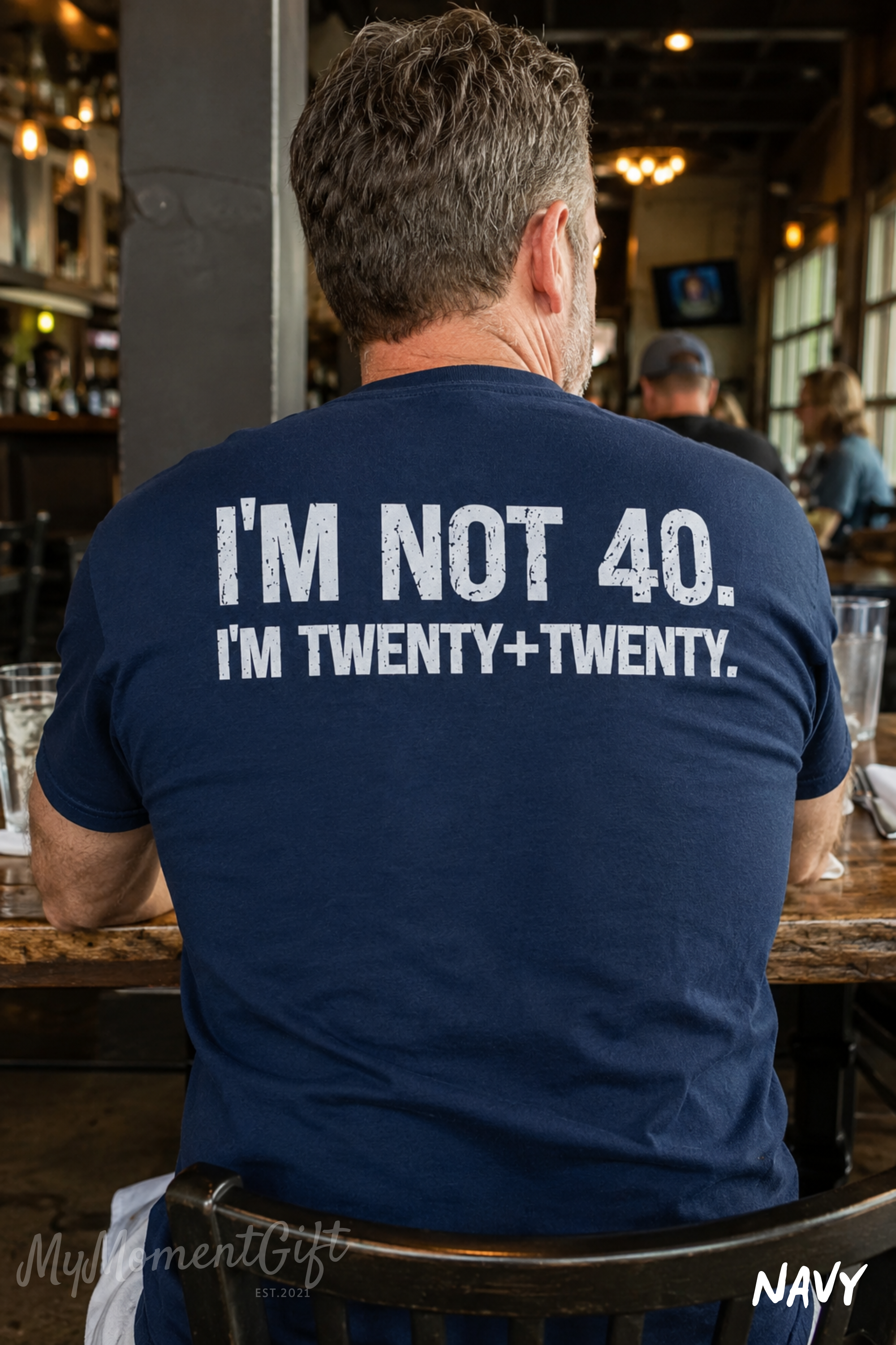 I’m Not 40, I’m Twenty Plus Twenty Shirt | Funny 40th Birthday Tee
