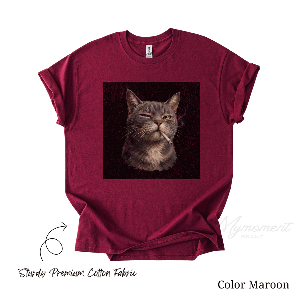 Funny Cat Shirt | Sarcastic Moody Cat Graphic Tee