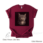Funny Cat Shirt | Sarcastic Moody Cat Graphic Tee