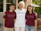 90th Birthday Family Shirts | EST 1936 Birthday Shirt | Celebrating The Legend 1936 Crew Shirts