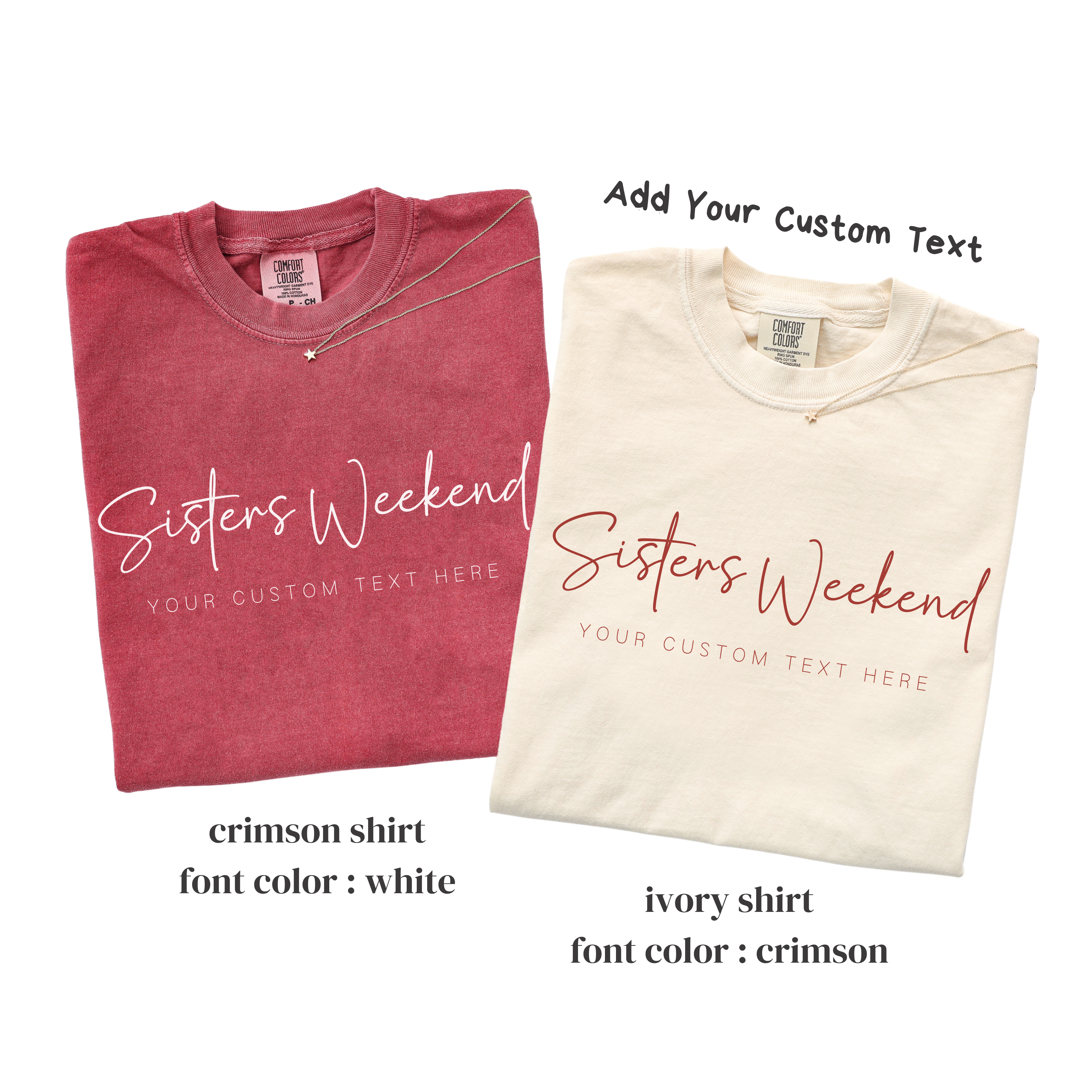 Sisters Trip Shirt | Matching Sister Vacation T-Shirt | Sisters Weekend Shirts | Custom Girls Trip Tee