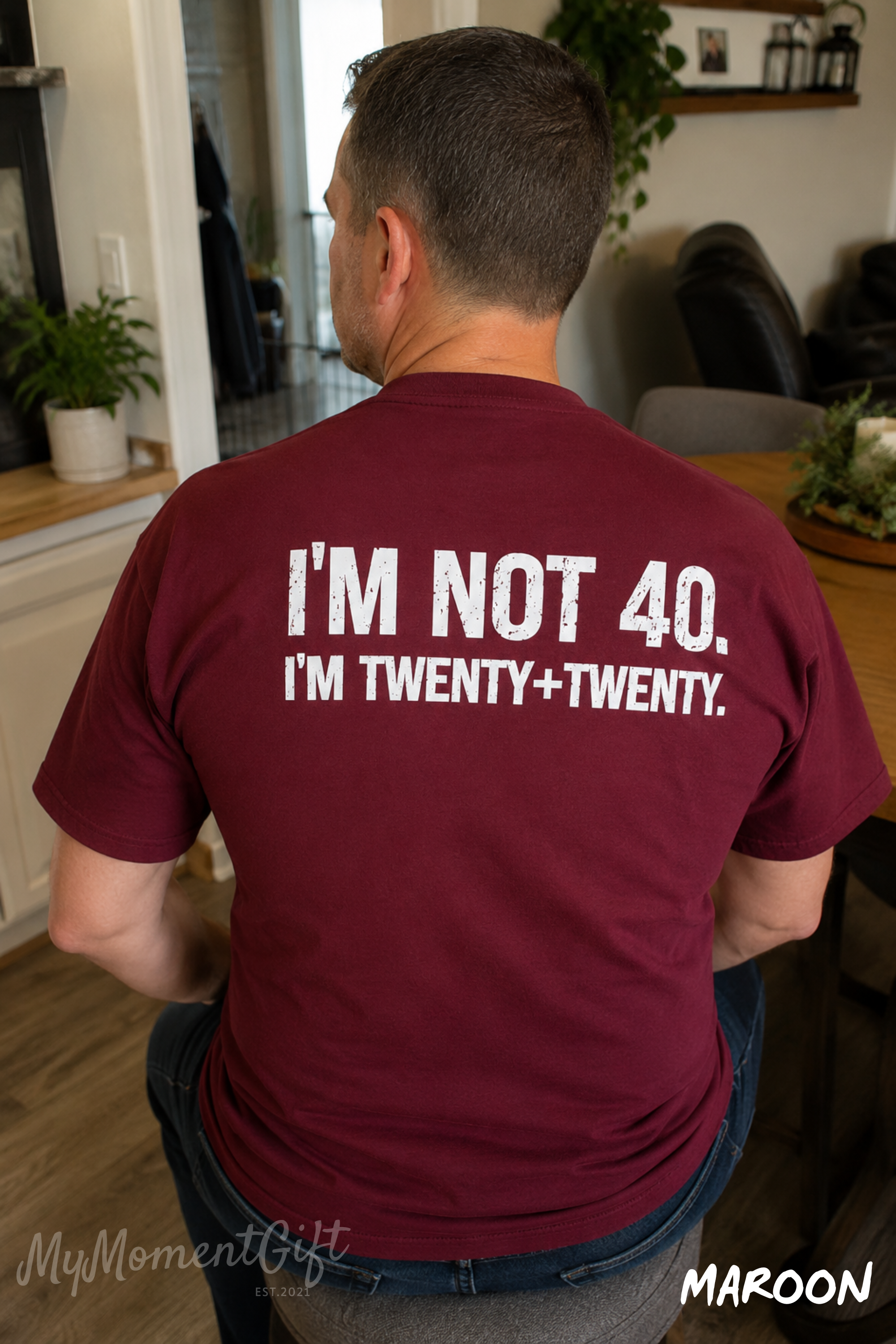 I’m Not 40, I’m Twenty Plus Twenty Shirt | Funny 40th Birthday Tee