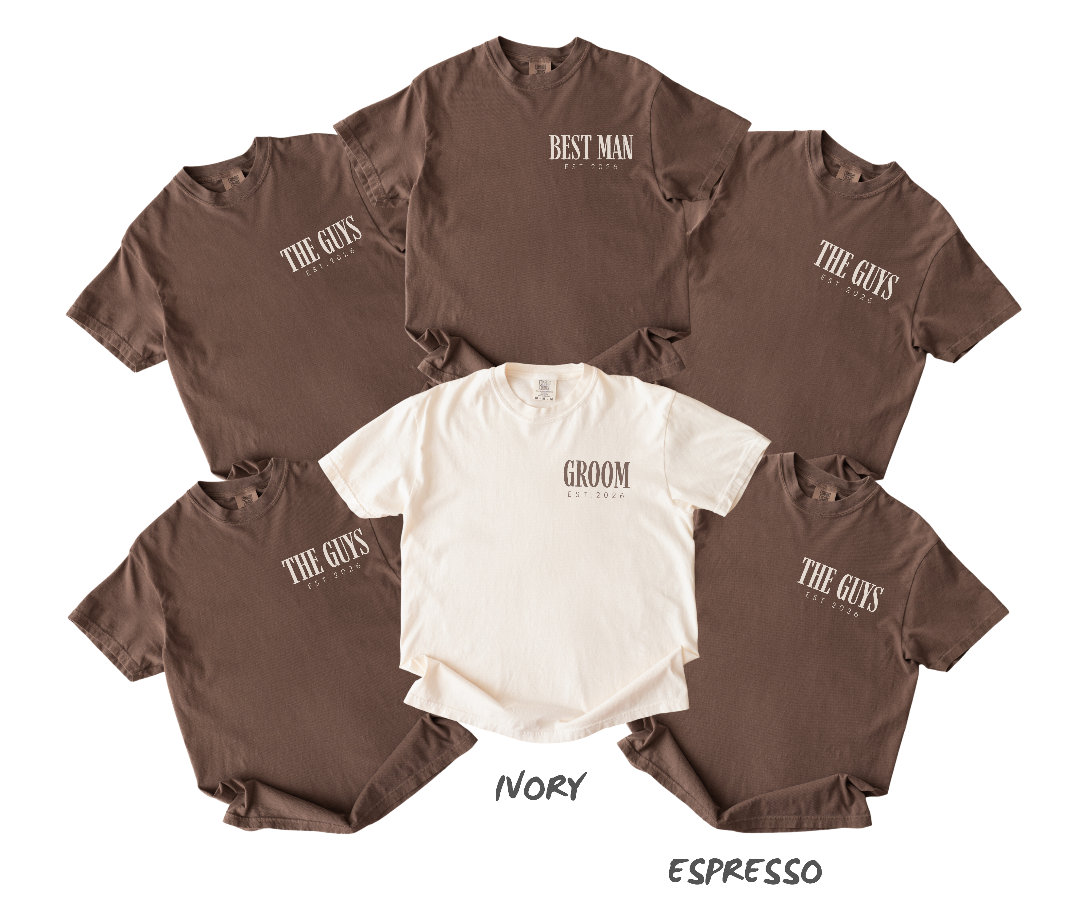 Custom Bachelor Party Shirts for Groom, Best Man & The Guys