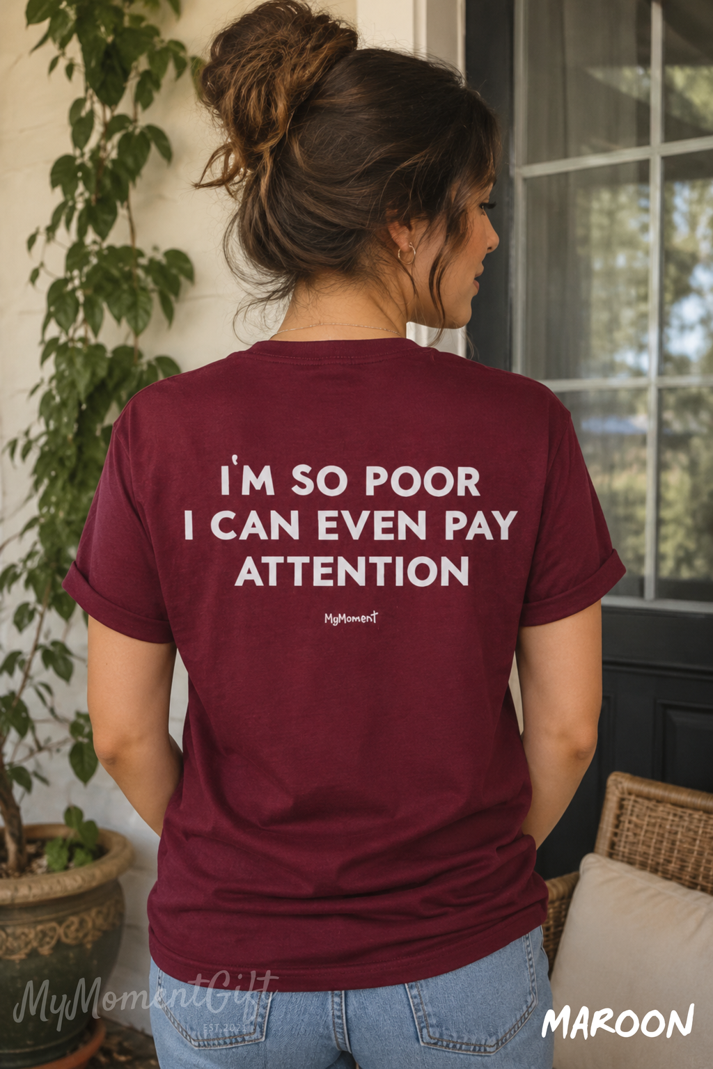 I’m So Poor I Can’t Even Pay Attention Shirt – Funny Graphic Tee