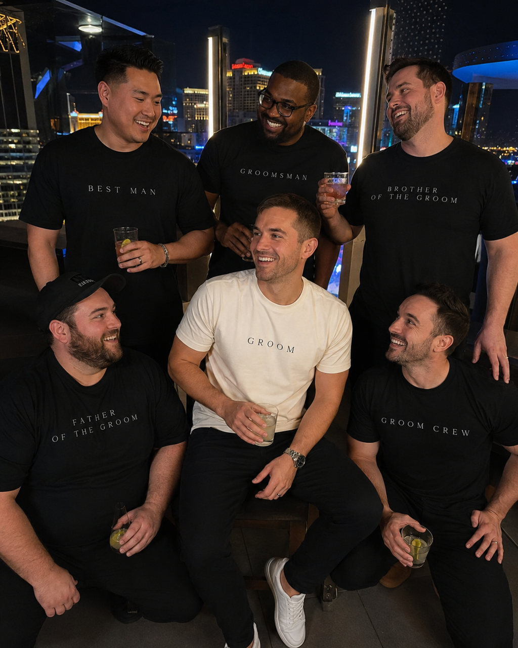 Custom Groom Crew Shirt - Personalized Groomsmen Wedding Party Tee