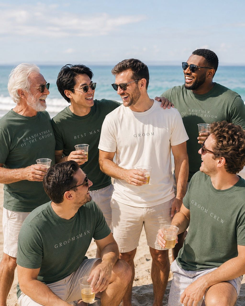 Custom Groom Crew Shirt - Personalized Groomsmen Wedding Party Tee