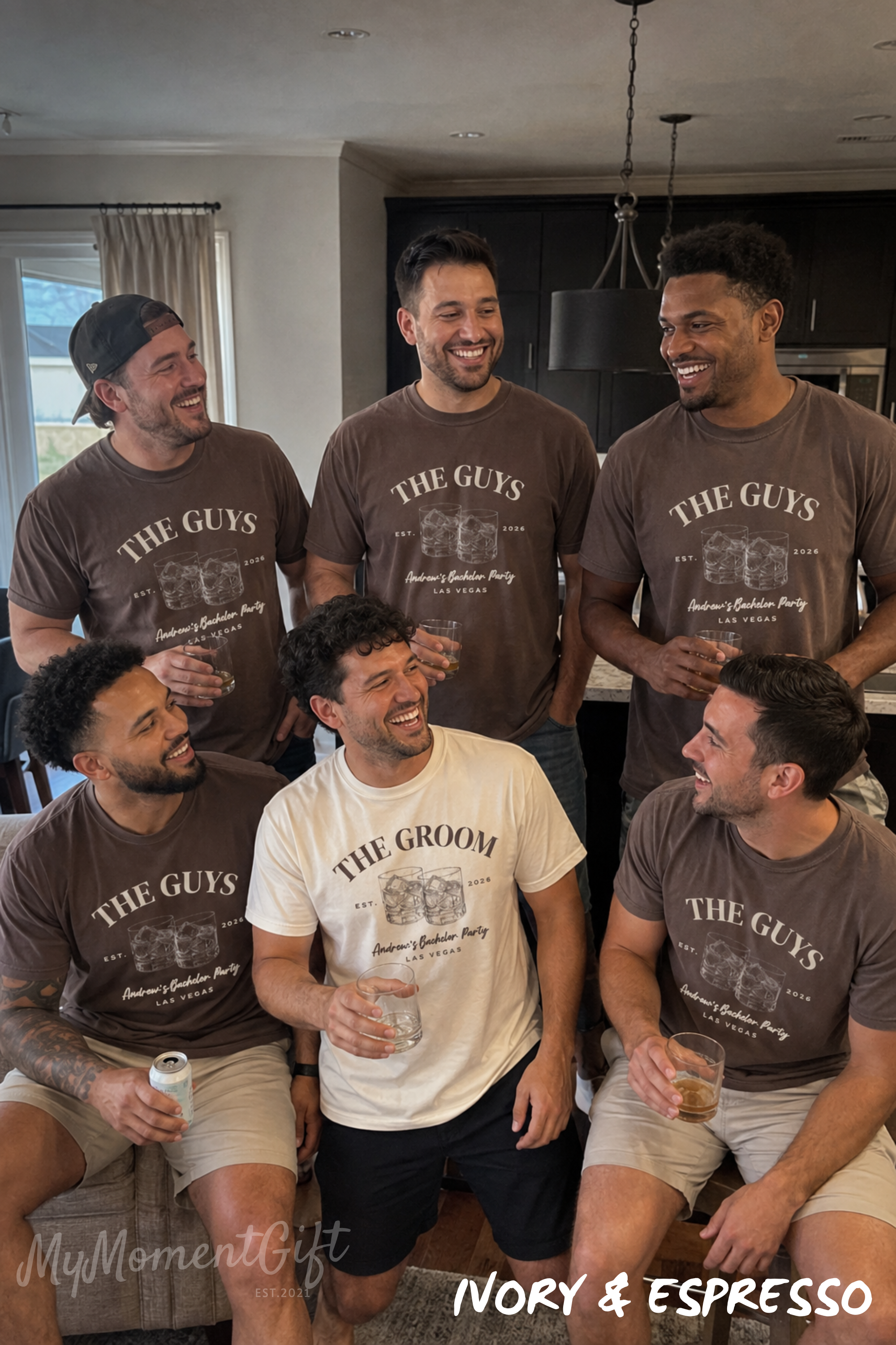 Bachelor Party T Shirts - Matching The Groom and The Guys Tees
