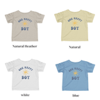 Custom One Happy Boy Birthday Baby T-Shirt | Sun First Birthday Outfits | Sunshine Birthday Theme | First Trip Around The Sun Birthday Outfit