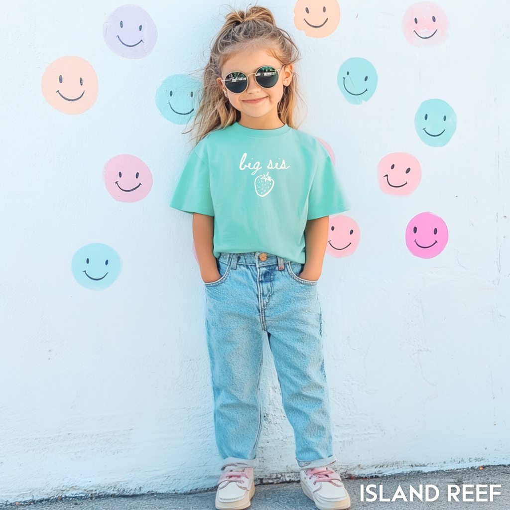 Kid Strawberry Birthday Family Matching Shirts - Custom Text