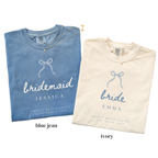 Custom Bridal Party Shirts - Bride, Bridesmaid, Maid of Honor