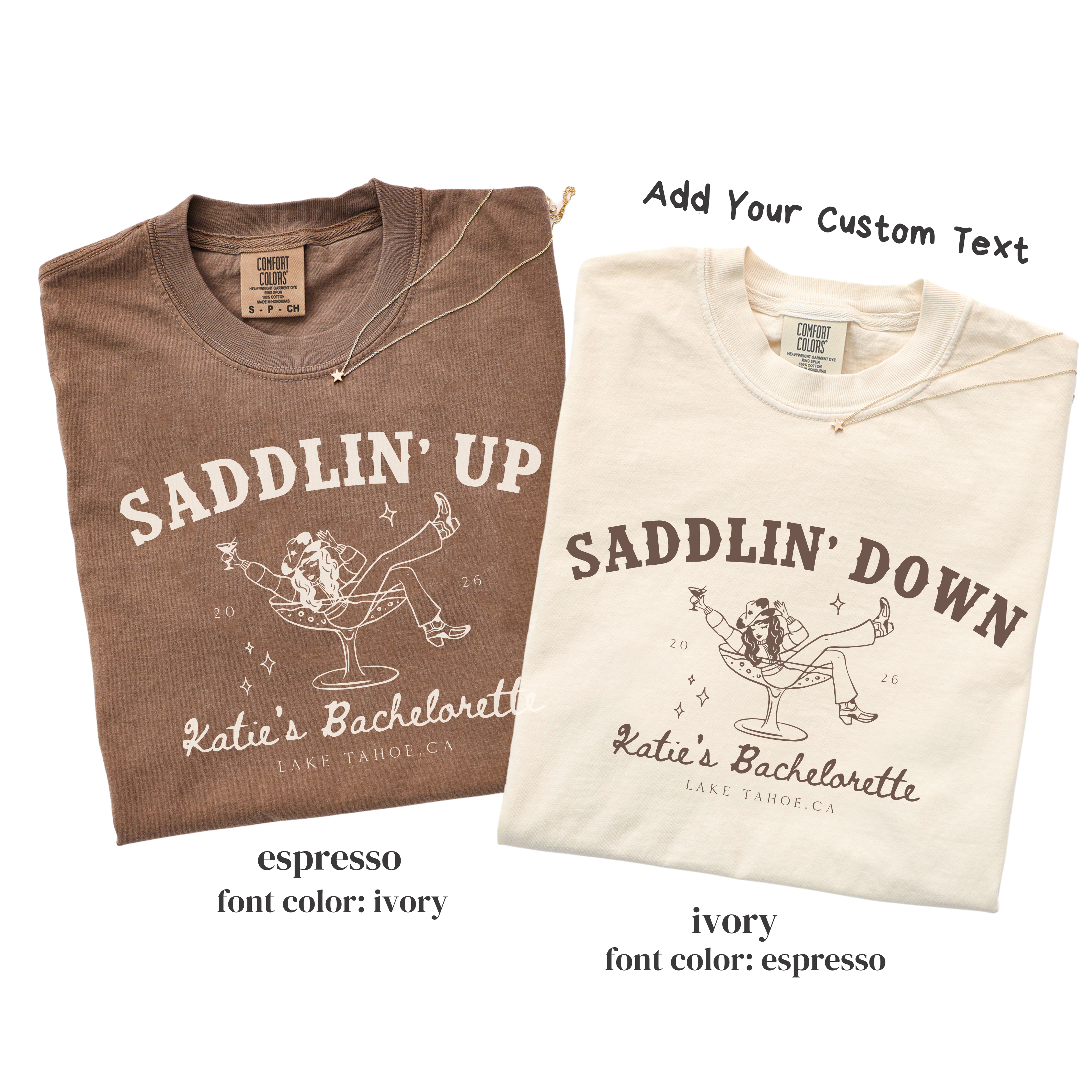 Saddlin' Up Settlin' Down Last Rodeo Bachelorette Party Shirt