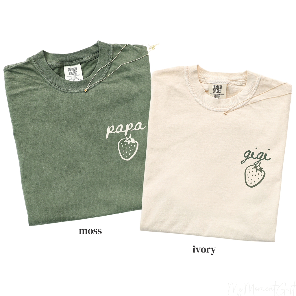Strawberry Birthday Family Matching Shirts - Custom Mama Dada