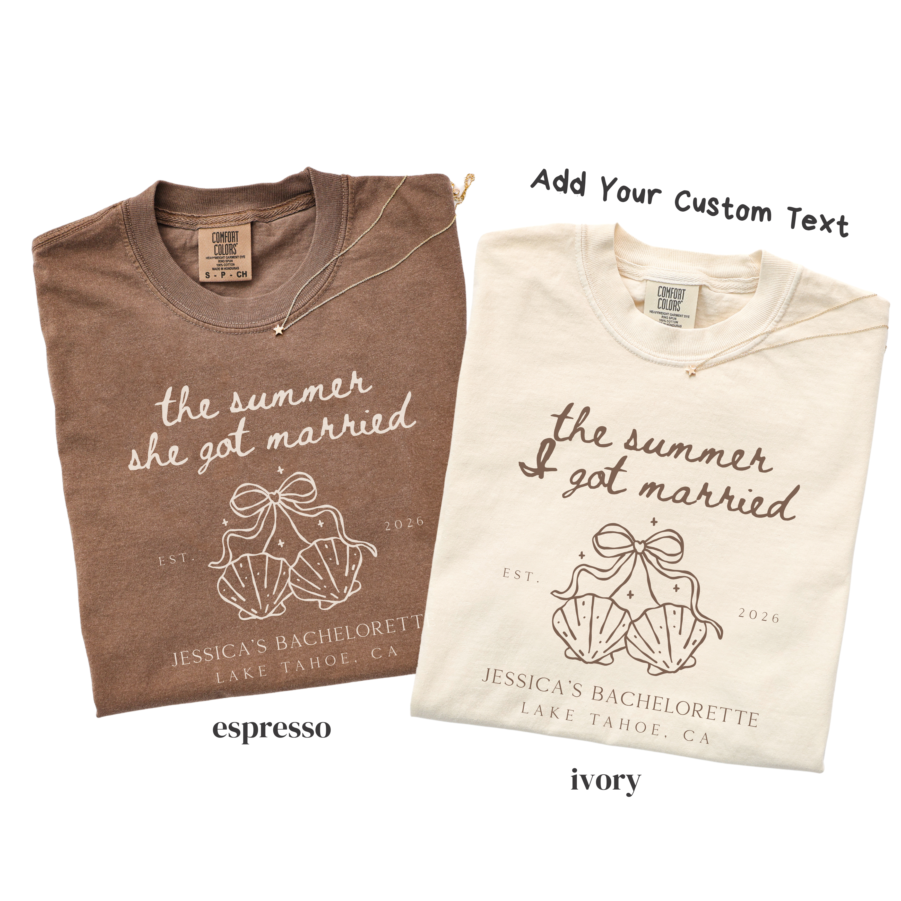 Seashell Bachelorette Shirt - Summer Bride Crew Tee