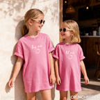 Kid Strawberry Birthday Family Matching Shirts - Custom Text