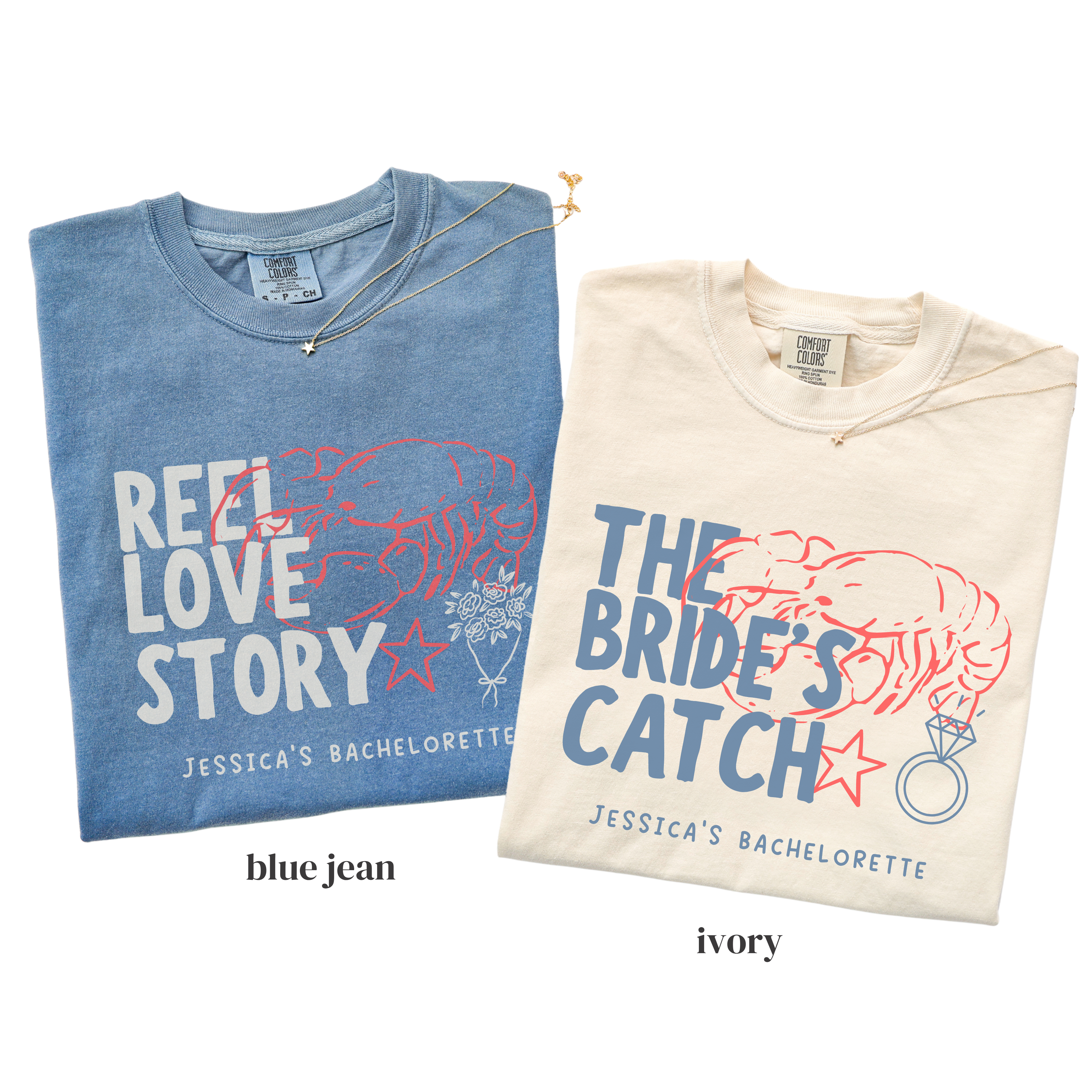 Lobster Bachelorette Shirt with Coastal Bride Crew Design