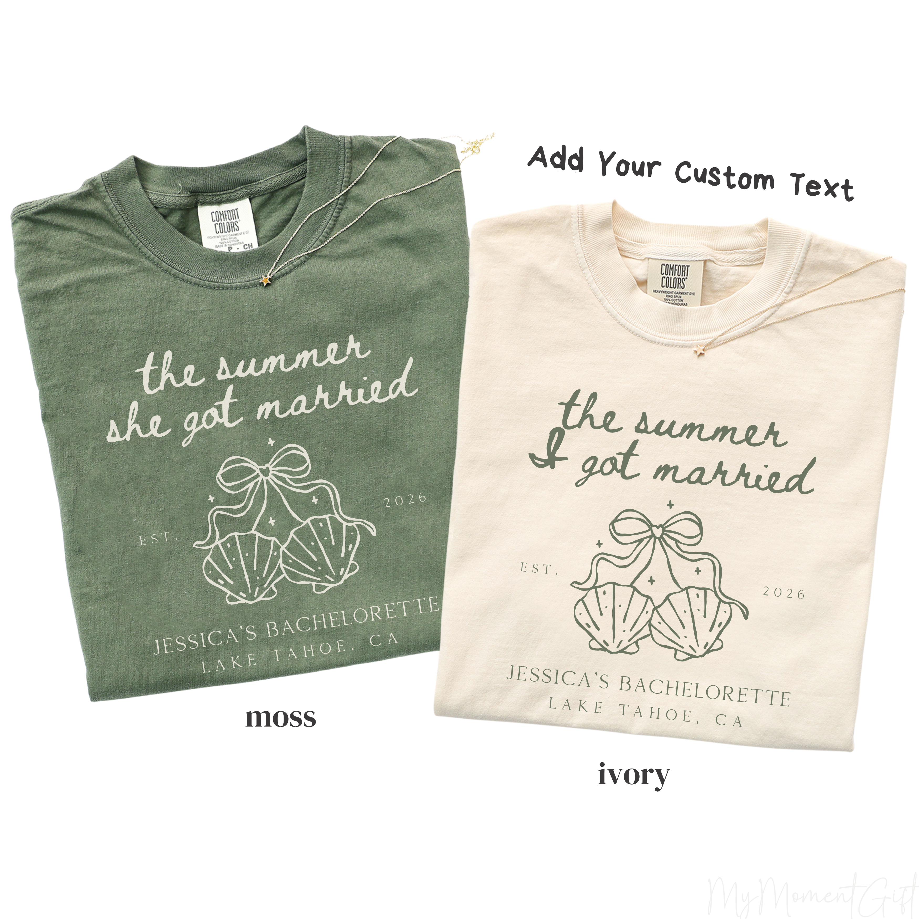 Seashell Bachelorette Shirt - Summer Bride Crew Tee