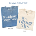It's Giving Mrs Shirt | Future Mrs T-Shirt - Matching with Crew
