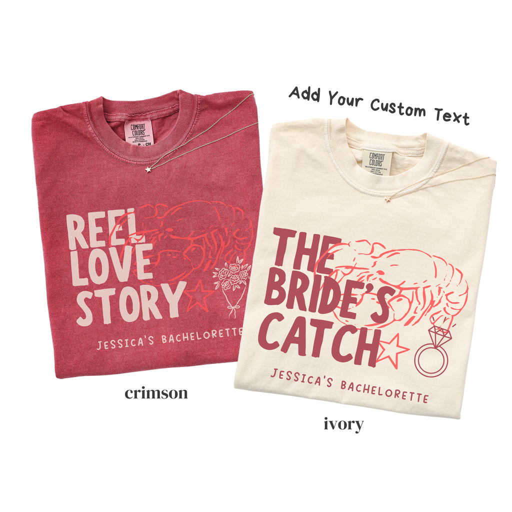Lobster Bachelorette Shirt with Coastal Bride Crew Design