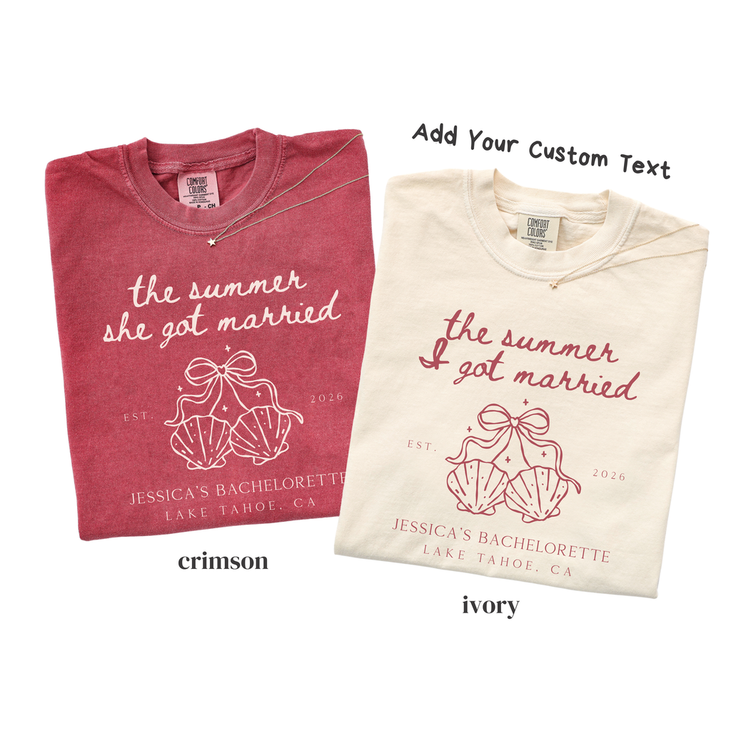 Seashell Bachelorette Shirt - Summer Bride Crew Tee