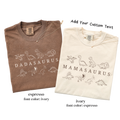 Dinosaur Birthday Family Matching Shirts - Dadasaurus Mamasaurus