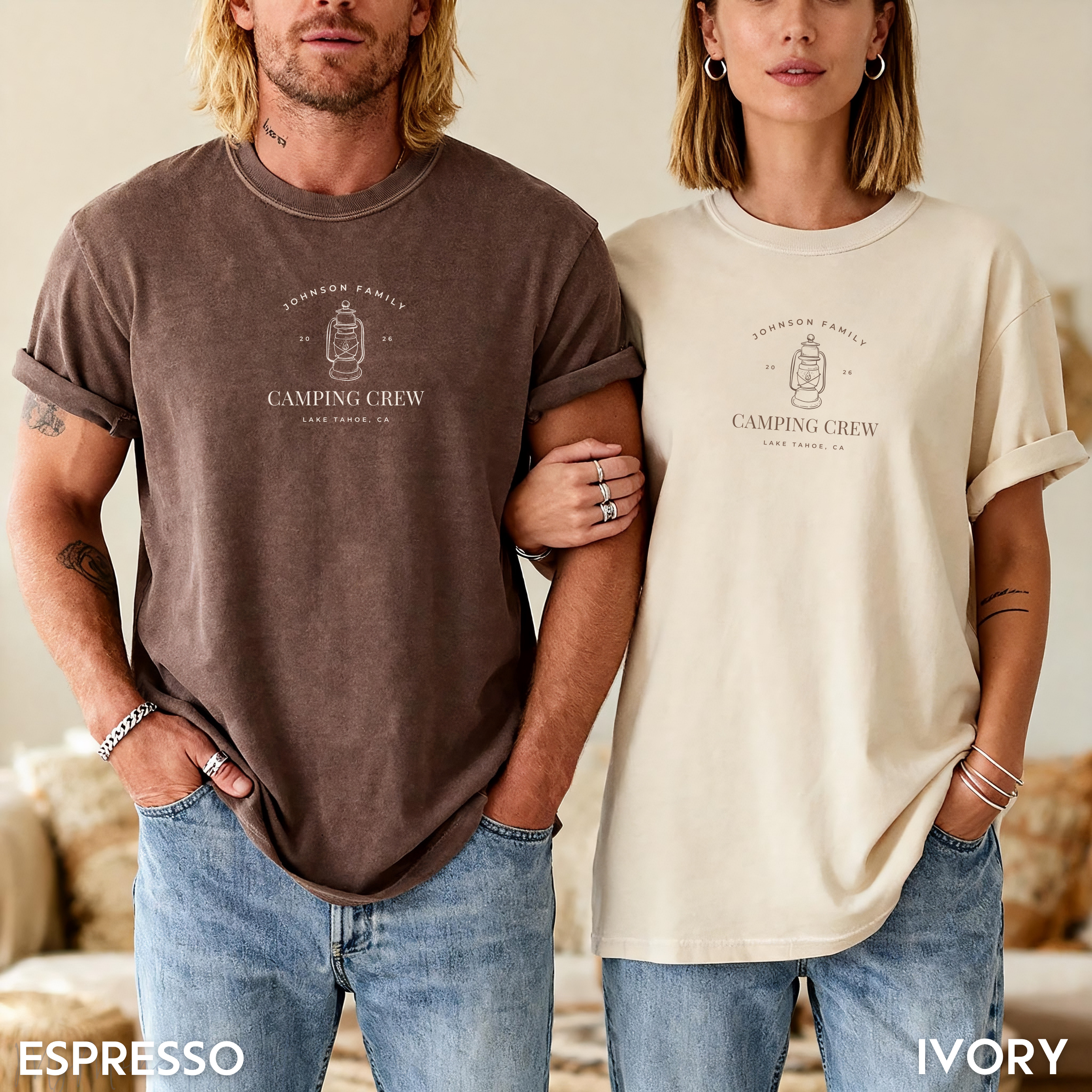 Camping Matching Shirts | Family Camping Shirts | Camping Crew Tee - Adult Size