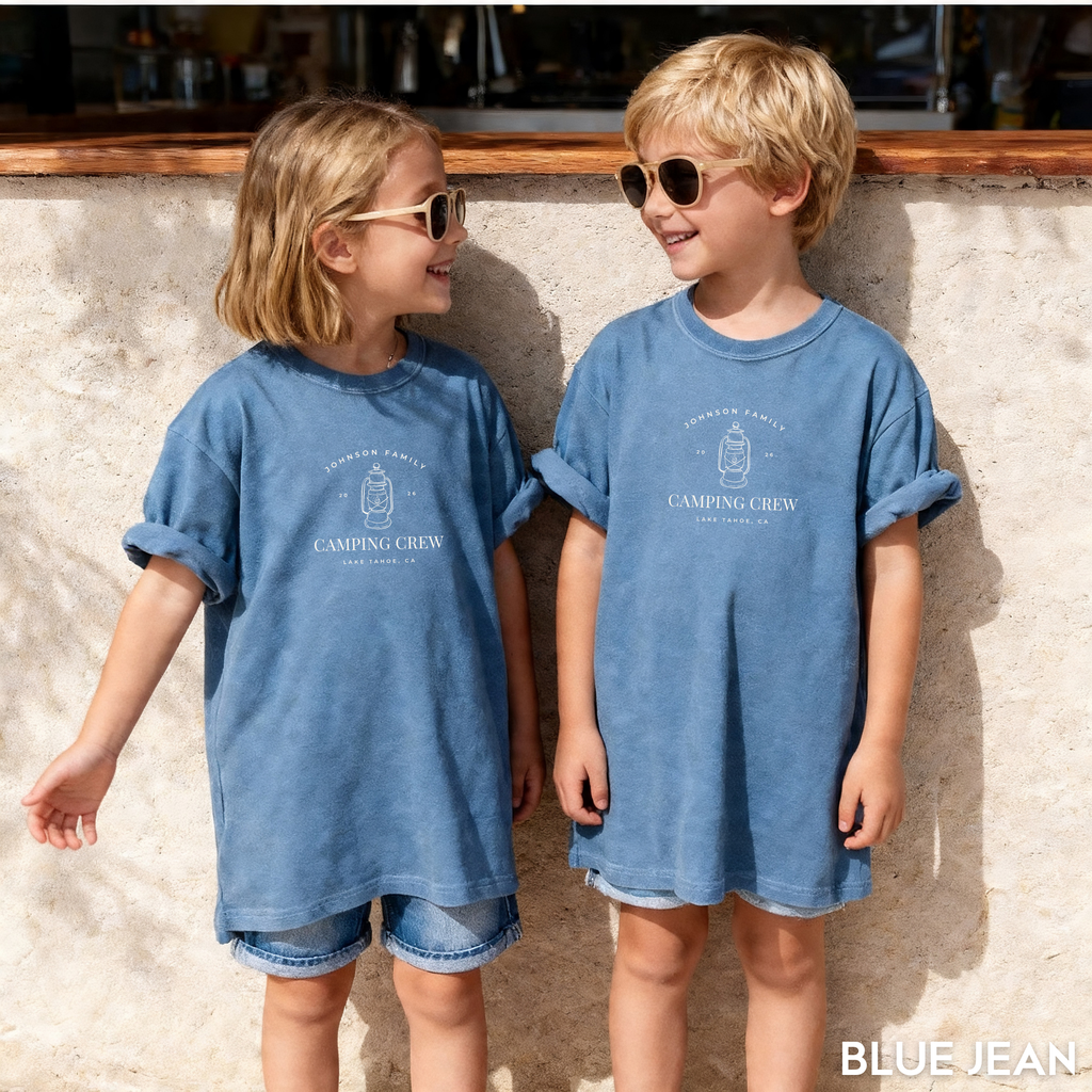 Camping Matching Shirts | Family Camping Shirts | Camping Crew Tee - Kids Size