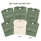 Funny Bridesmaid Shirt - Custom Bridal Party Shirts, Bride Crew Bachelorette Tee