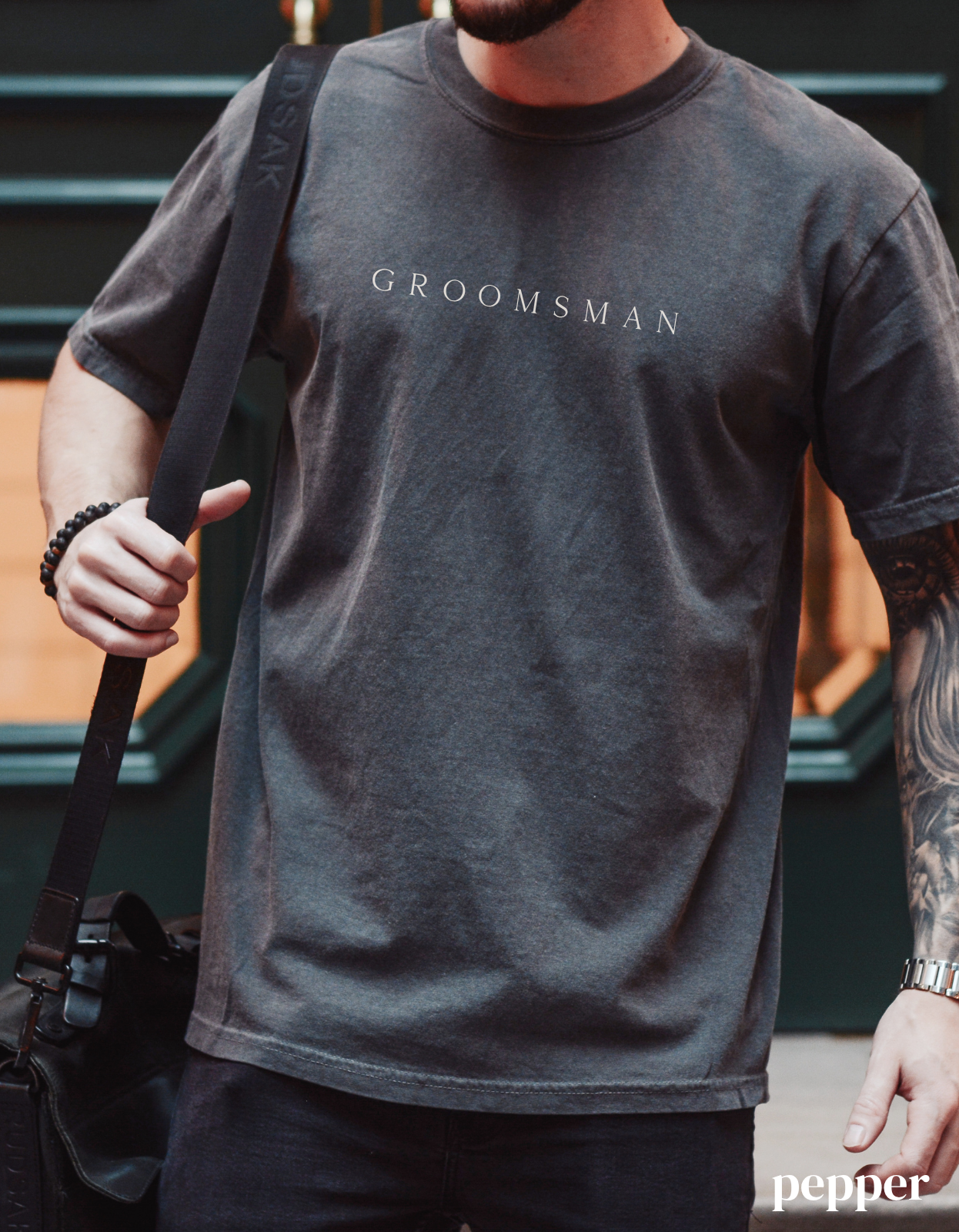 Custom Groom Crew Shirt - Personalized Groomsmen Wedding Party Tee