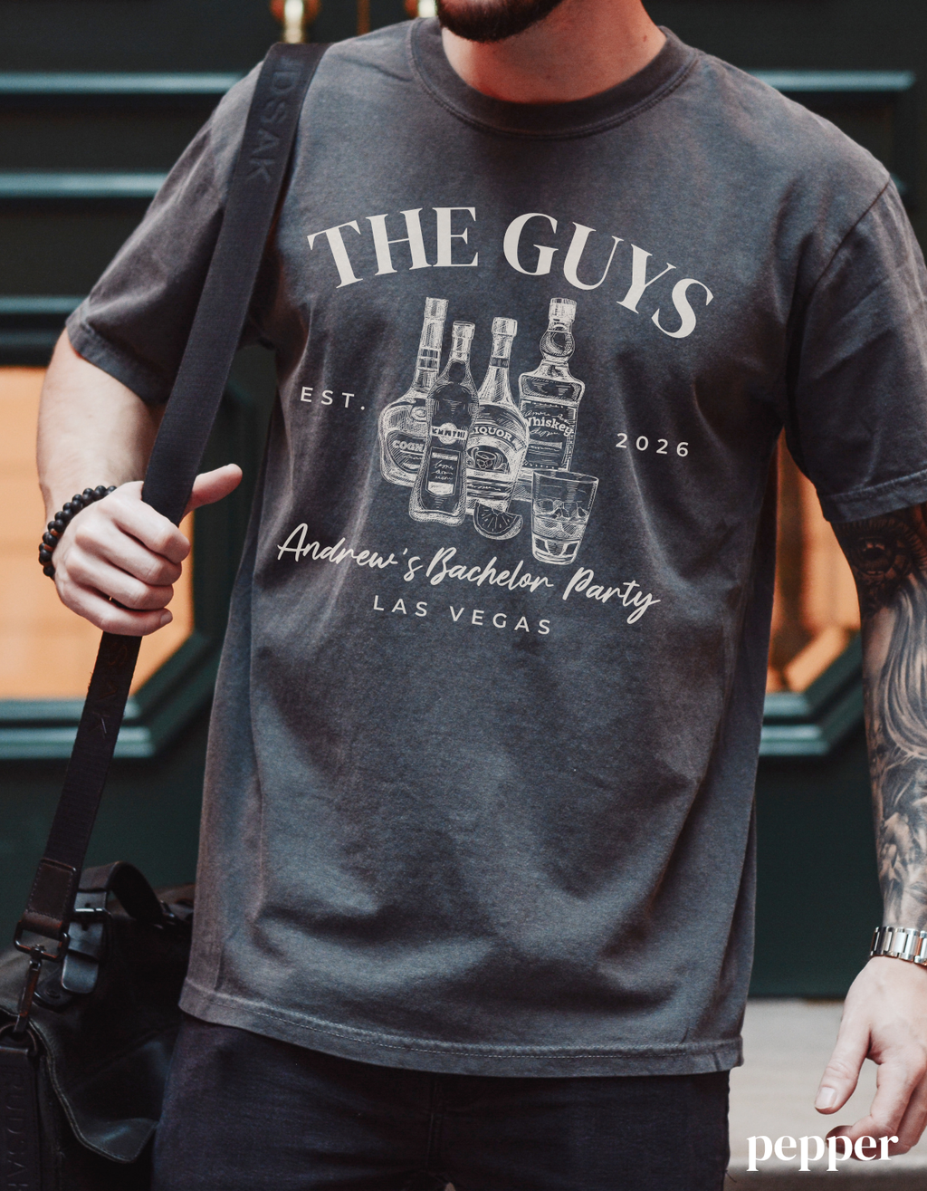 Personalized Bachelor Party Shirt - Groom Crew Tee