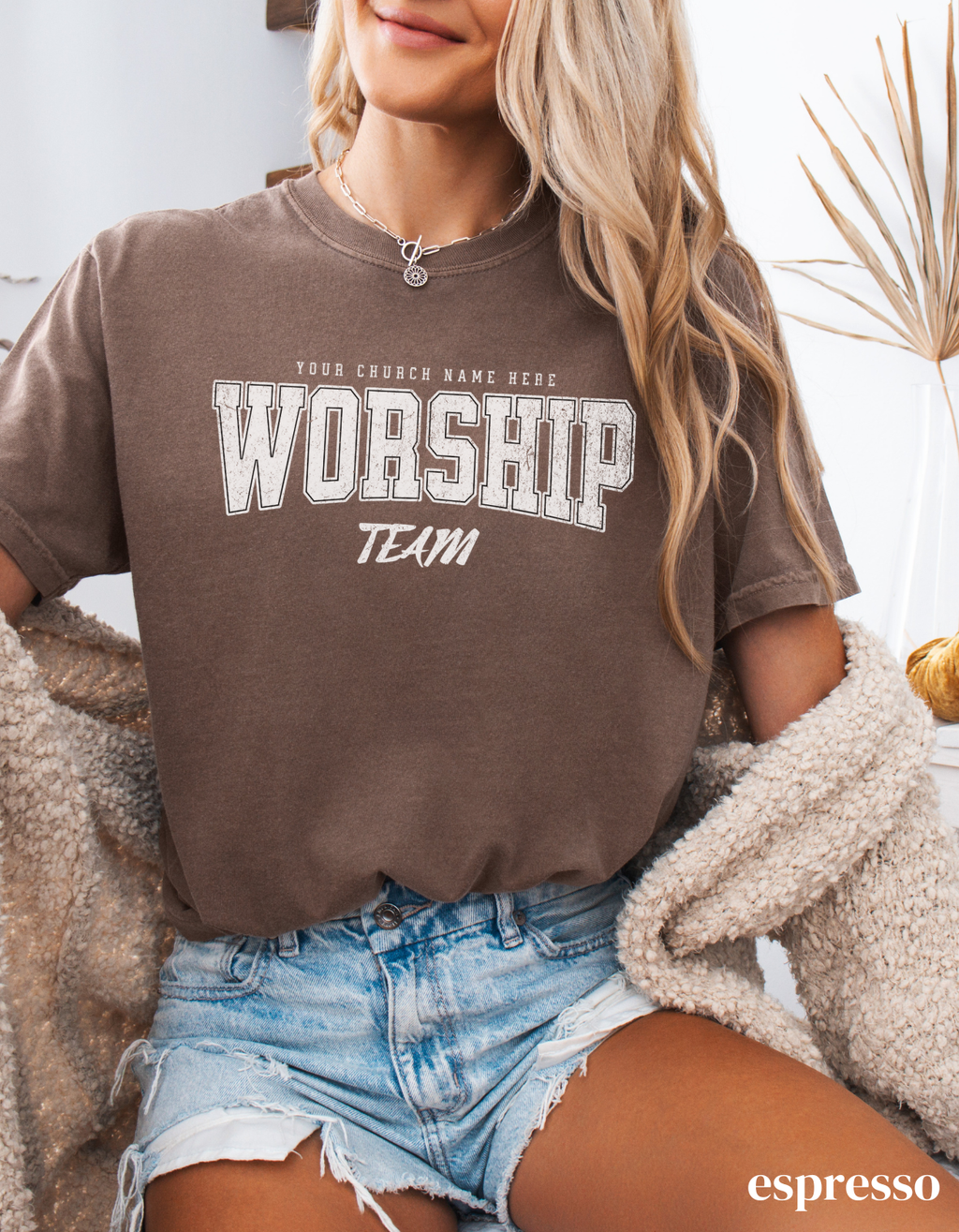 Worship Team Shirt For Church Staff - Personalized Sunday School Matching Shirts