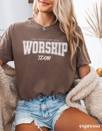 Worship Team Shirt For Church Staff - Personalized Sunday School Matching Shirts