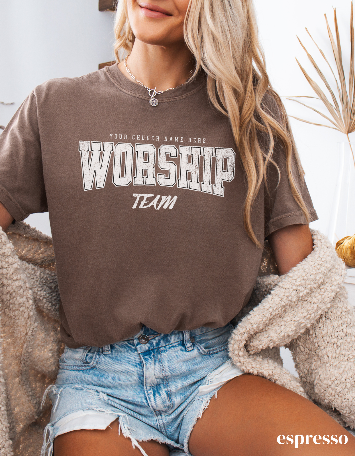 Worship Team Shirt For Church Staff - Personalized Sunday School Matching Shirts