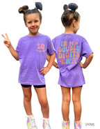 Retro In My Double Digits Era - Custom 10th Birthday Girl Shirt - Add Kid's Name