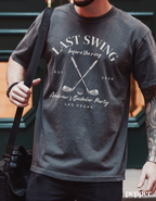 Golf Bachelor Party Shirt - Last Swing Before the Ring Groom Crew