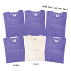 Minimal Bridal Party Shirts - Bride Bridesmaid Maid of Honor Tee
