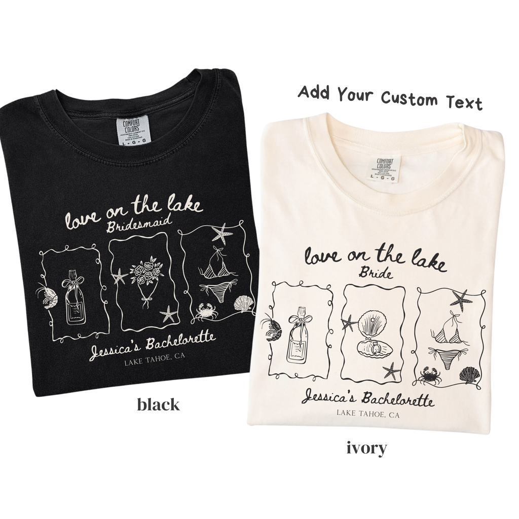 Love On The Lake - Custom Bridal Party Tee