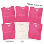 Minimal Bridal Party Shirts - Bride Bridesmaid Maid of Honor Tee