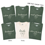 Bow Bridal Party Shirts - Bride Bridesmaid Maid of Honor Tee