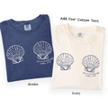 Minimal Seashell Bachelorette Tee for Bride Crew