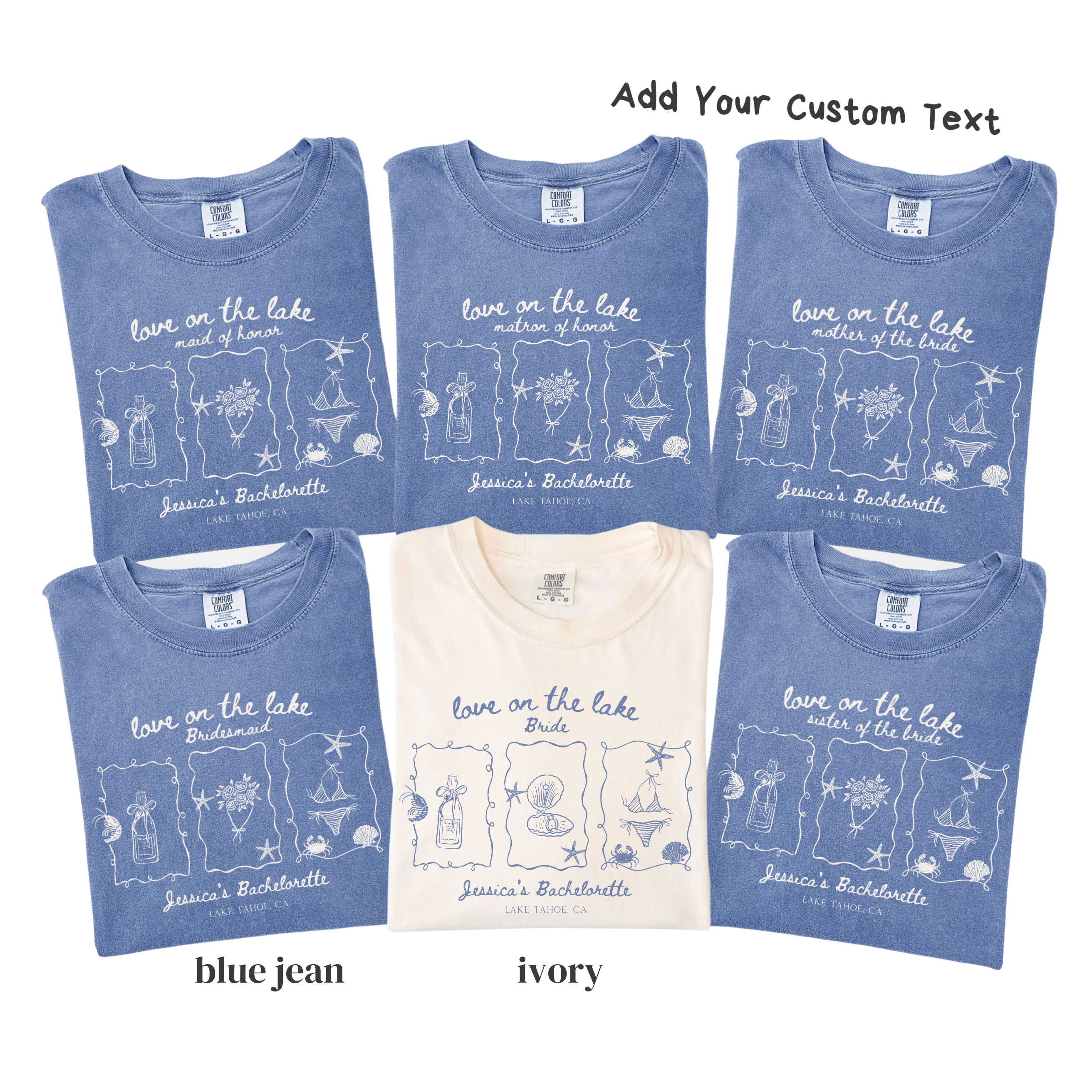 Love On The Lake - Custom Bridal Party Tee