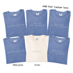 Minimal Bridal Party Shirts - Bride Bridesmaid Maid of Honor Tee