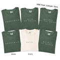Minimal Bridal Party Shirts - Bride Bridesmaid Maid of Honor Tee