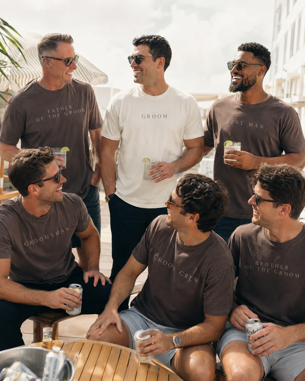 Custom Groom Crew Shirt - Personalized Groomsmen Wedding Party Tee