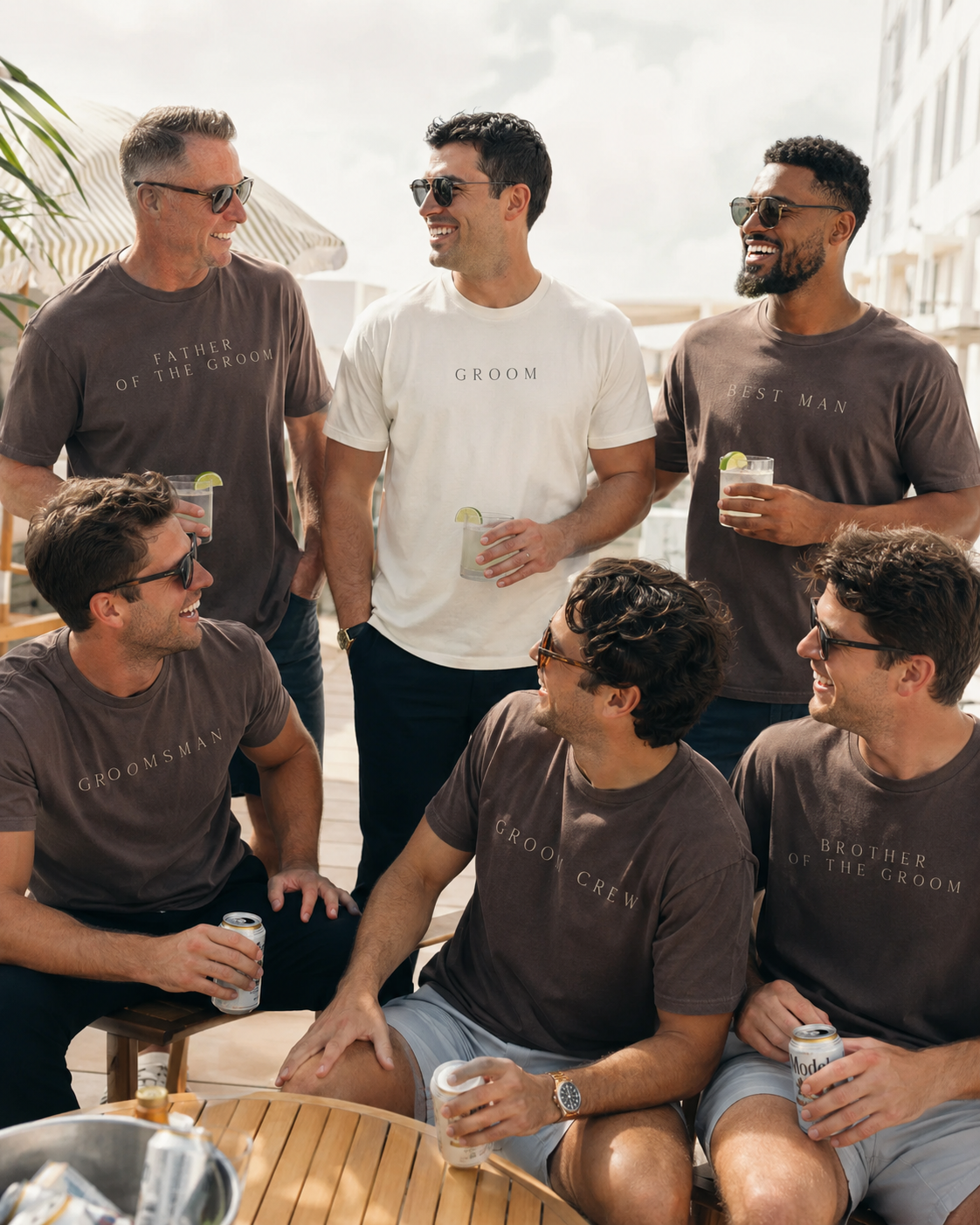 Custom Groom Crew Shirt - Personalized Groomsmen Wedding Party Tee